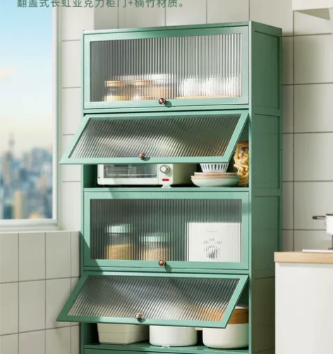 【低价清仓最后3组】厨房收纳柜置物架落地式...