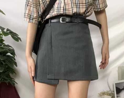 不规则半身裙女包臀a字裙2022夏胖mm大...