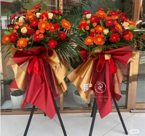 各种鲜花开业花篮,同城免费配送 详情私信¥...