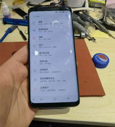 三星s9，国行4-64，屏幕小透图拍不出来...