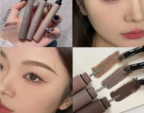 眉膏染眉膏野生眉持久防水防汗不脱色防晕染眉...