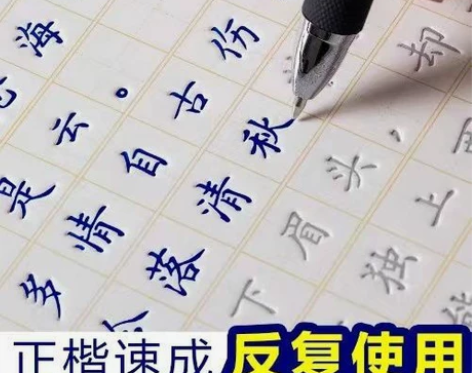 正楷字帖学生成人练字帖练字本小学初中楷书速...