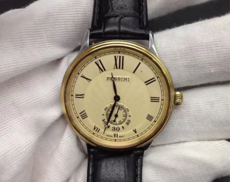 罗西尼男士手表,瑞士机芯蓝宝石镜面,盘面3...