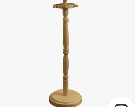 14针双层可旋转圆盘实木毛笔挂笔架挂毛笔架...