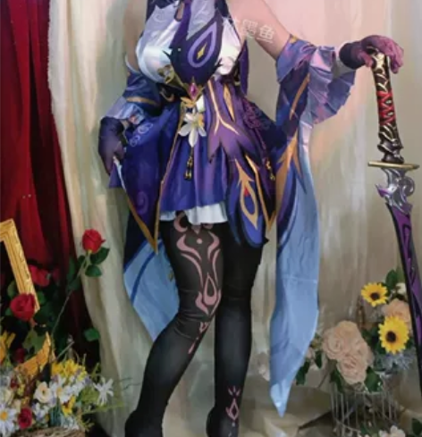 三町目 刻晴COS 原神 标价包邮 有毛无...