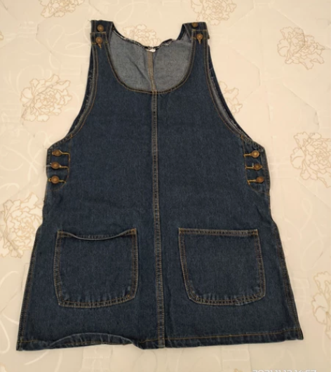 牛仔裙 90斤左右穿，满30包邮。几乎全新...