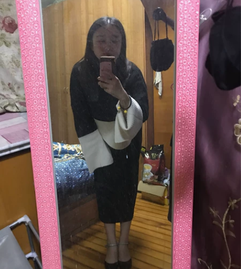 sdeer包臀侧开衩裙全新L 与毛衣一同购...