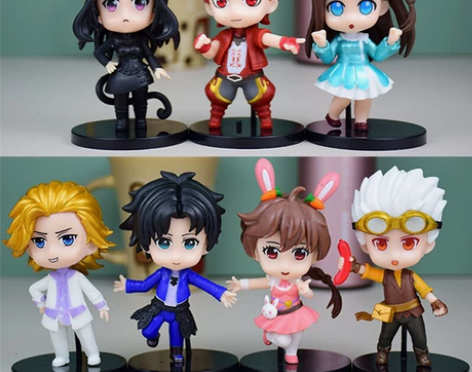 斗罗大陆唐三小舞公仔娃娃桌面摆件手办动漫玩...