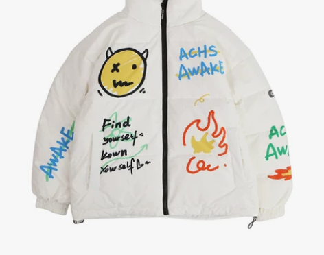 宋亚轩同款ACHS AWAKE恐龙羽绒服男...