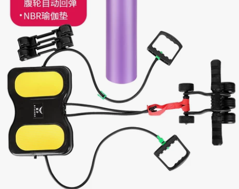 健腹轮自动回弹男士收腹家用室内健身器材女腹...