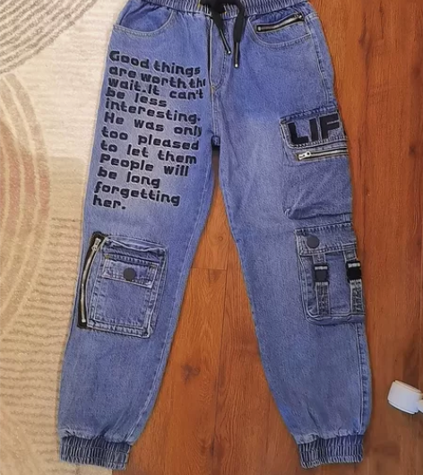 潮牌裤低价转让 穿过几次，基本新，没厚型，...