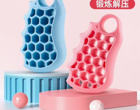 握力器硅胶握力圈男女专业练手力指腕康复训练...