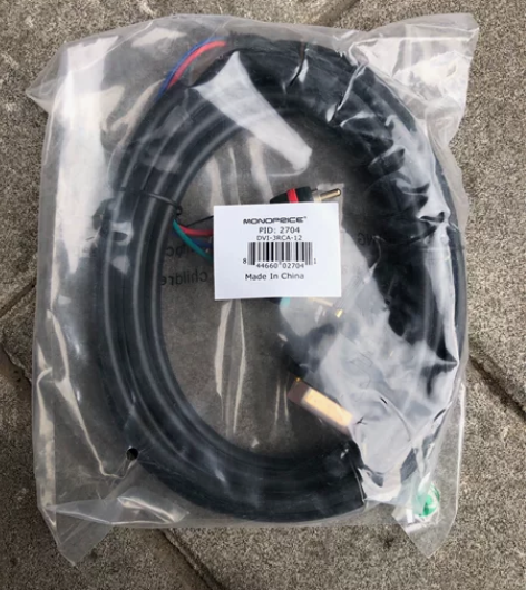 DVI 转接线 DVI转色差线 模拟信号 ...