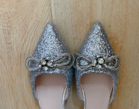 秀禾婚鞋 伴娘鞋百搭矮跟单鞋 婚礼走仪式时...