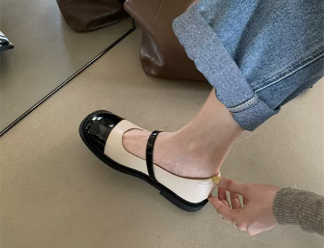 英伦小皮鞋女学生2021年秋季新款韩版圆头...