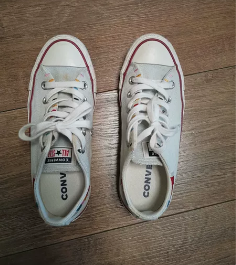 匡威帆布鞋 女鞋 36 低帮 议价不回。 ...