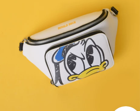 不莱玫迪士尼斜挎小腰包女潮ins胸包女包包...