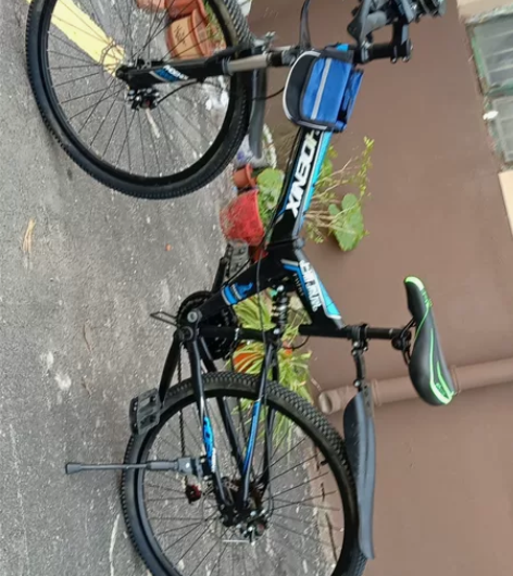 全新凤凰山地自行车，前后减震带折叠的！原图...