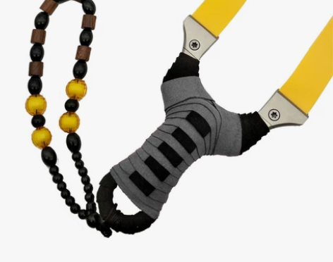 不锈钢快压免绑扁皮弹弓强力精准大威力传统弹...