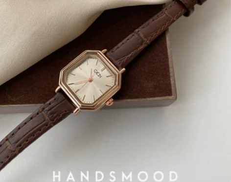 handsmood 方形皮带复古小众轻奢高...