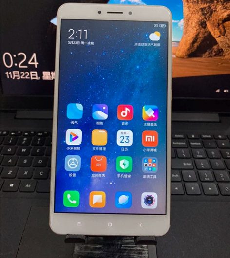 小米MAX 2，手机全原装无拆无修，指纹灵...