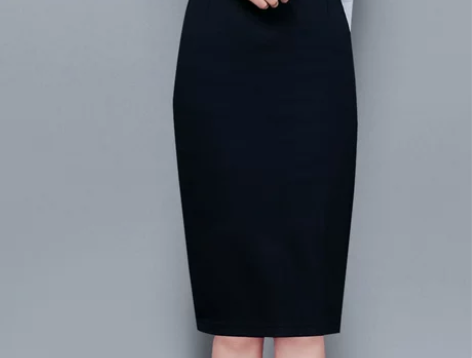 ?半身裙女中长款一步裙高腰职业裙黑色包臀裙...