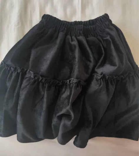 丝绒黑色香风蛋糕裙 全新 均码 闲置出