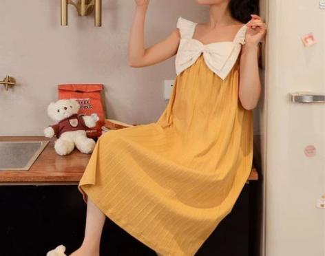 睡裙女夏季公主风清新可爱韩版无袖露肩吊带裙...