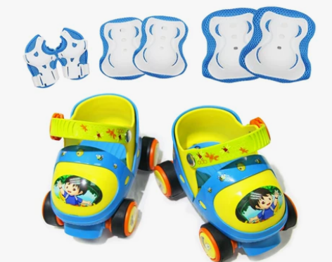 ?玄凌幼儿双排溜冰鞋儿童轮滑鞋2宝宝4轮滑...