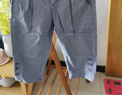 休闲裤工装半身裙女夏季新款卡其色纯棉高腰显...