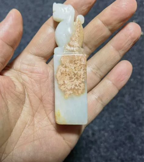 古玉老玉挂件古玩仿古岫玉古典玉石摆件工艺玉...