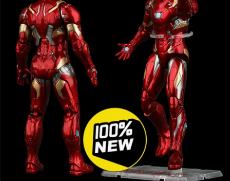 （平安夜 圣诞节礼物）中动钢铁侠绿巨人手办...