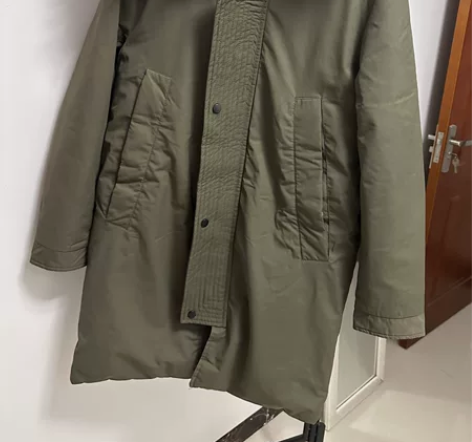 男士羽绒服 99新 中长款商场买的899 ...