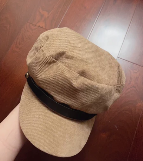 卡其色贝雷帽 包邮 新旧程度看图 整体比较...