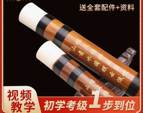 道韵笛子D18成人零基础专业苦竹笛精制横笛...