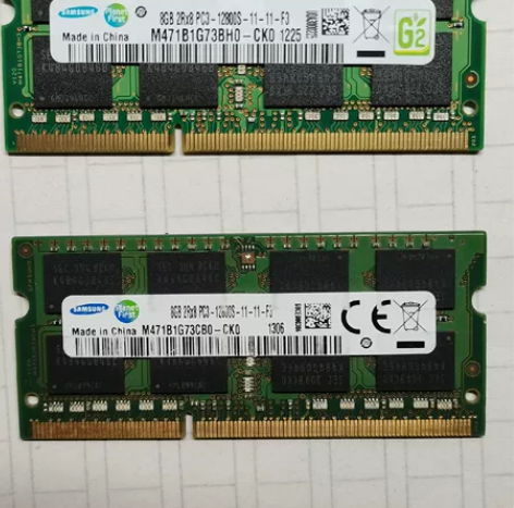 自用原装三星1.5v标压DDR3 1600...