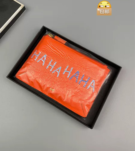 全新anya头层牛皮安雅女士手拿包 零钱包...