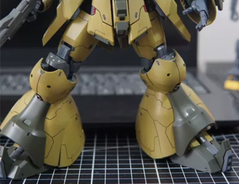 高达 大班mg绿鹦鹉改吉翁残党样式  右手...