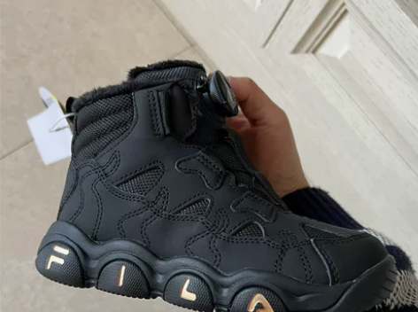 FILA斐乐童鞋小童雪地靴2022冬季款男...