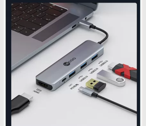联想Lecoo五合一扩展坞 九九新，USB...