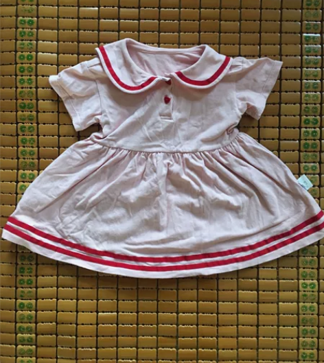 儿童连衣裙纯棉夏天女童学院风裙子女孩宝宝公...