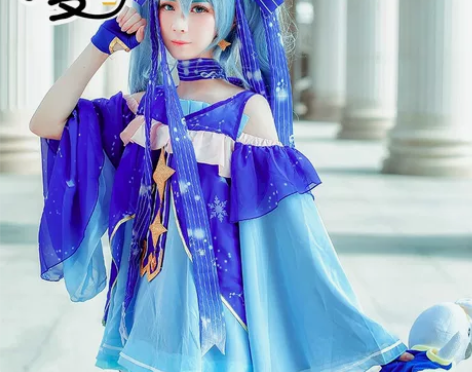 雪初音cos服 m l xl 都可以穿包括...