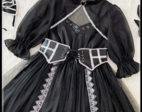 小苍兰物语 原创lolita外搭披肩短上衣...