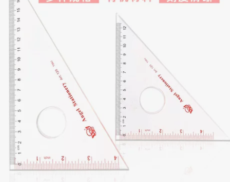 三角尺小天使绘图测量用品 三角套尺 小天使...