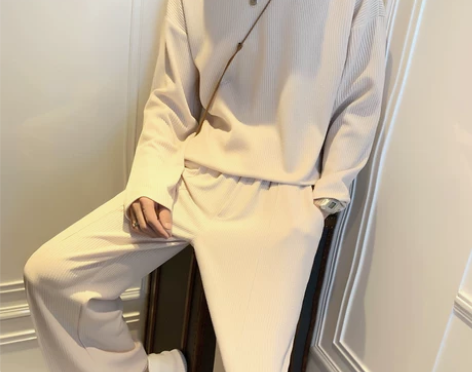 运动套装男士2022夏季新款衣服二件套潮流...