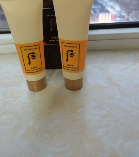 whoo后洁面40ml+卸妆霜40ml两件...