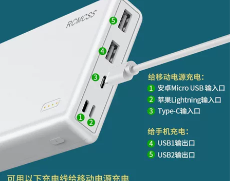 快充充电宝20000毫安大容量1万毫安卓适...