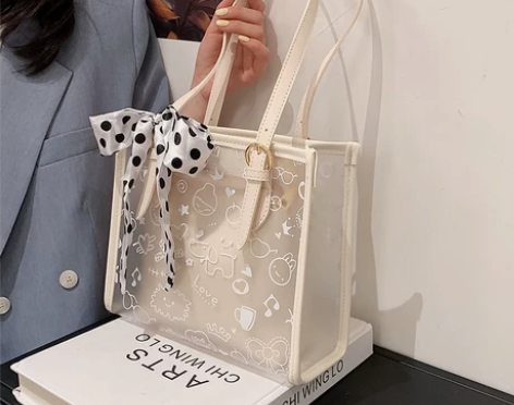 大容量包包女包2021新款夏季透明果冻包高...