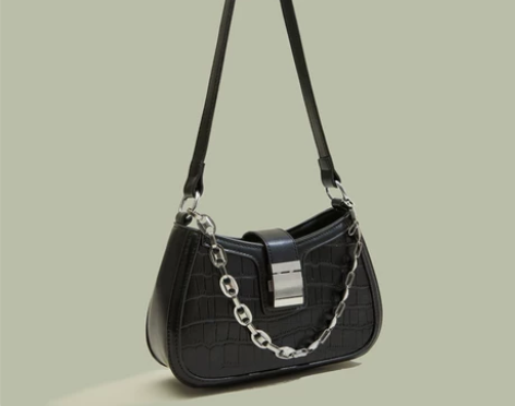 UR小众轻奢石头纹法棍包包女2022新款高...