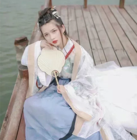 司南阁 上宫 魏晋风传统汉服春秋款 交领大...